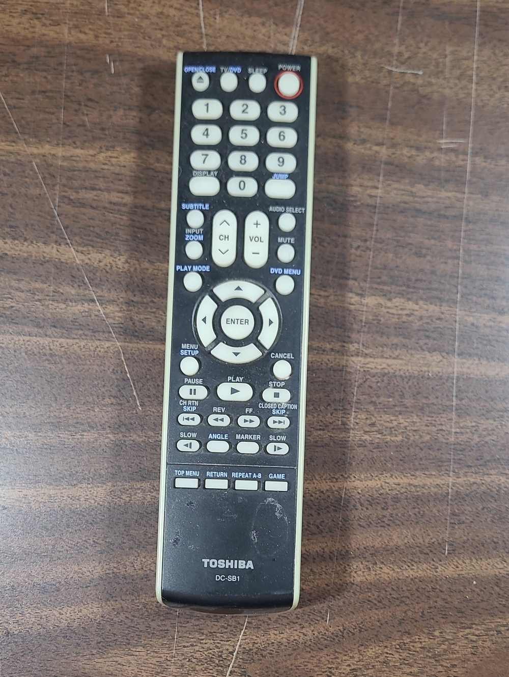 Toshiba Black Remote Control DC-SB1 #P4142-4